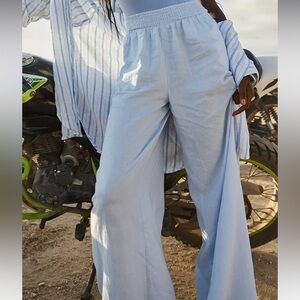 Aerie High Waisted Linen Pool-to Party-Pant